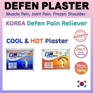 ★Korea Pharmacy★ Shin-Il Pharm Defen Plaster 2types (Cool & Hot) for muscle pain,  joint pain, froze