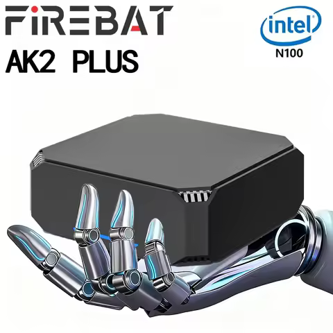 FIREBAT AK2 plus Mini PC with Intel N100 N150 CPU Windows 11 16GB DDR4 RAM 512GB SSD WiFi BT4.2 HDMI