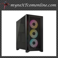 Corsair iCUE 4000D RGB Airflow Tempered Glass Mid-Tower Case - Black