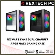 TECWARE Forge M2 TG ARGB MATX Gaming Casing Black / White PC Desktop Casing