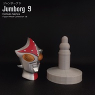 Hero Head 1/6 : Jumborg 9 Nine< (Custom Handmade) > Mask Collection 1/6