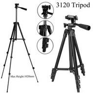 3120 Tripod Extendable Travel Lightweight Stand Carry Bag Bluetooth Remote Phone Mount Camera