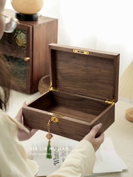 Jewelry Box Jewelry Box Storage Display Jewelry Solid Wood Storage Box Gold Storage Box Wedding Jewe