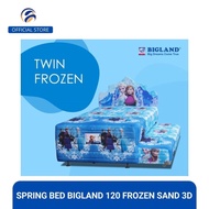 [✅Ready Stock] Bigland Frozen Sand 3D Spring Bed 2In1 Ukuran 120