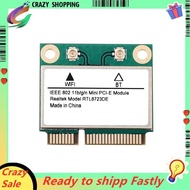 Network Card RTL8723DE 2.4G 150M  4.2 Mini PCIE for WIN7 WIN8 WIN10 WIN11