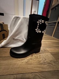 Roger Vivier 黑色閃石長靴 Size 39