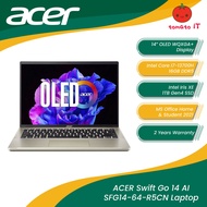 ACER Swift Go 14 SFG14-71-773T Laptop - 14" WQXGA/Intel i7-13700H/16GB DDR5/1TB SSD/Intel Iris XE/Wi