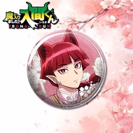 Mairimashita Iruma-kun Iruma Suzuki Valac Clara Badge Anime Brooches Cosplay Pins Fashion Accessorie