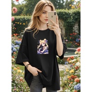 2Y825 [AIYOU] M-5XL T shirt Blouse Tshirt Plus Size T shirt Crop Top Tshirt Women Versatile Silk T-S