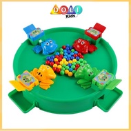 Candy-eating frog toy set (24-ball frog set) for the whole family of 4 players, entertainment toys f