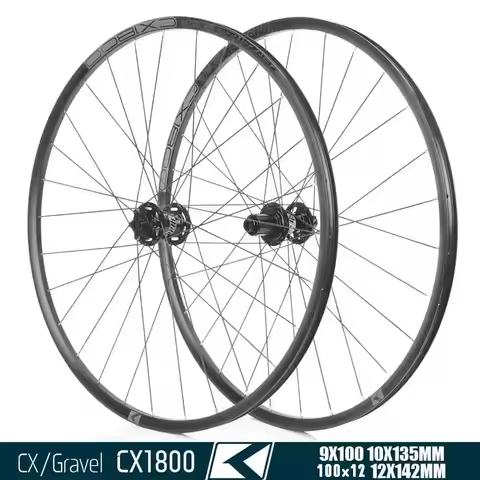 KOOZER CX1800 Gravel offroad Cycling wheel Aluminum alloy disc wheelset road tubeless ready wheel 70