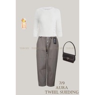 Aura Tweet Sueding Long Pants 7/s9