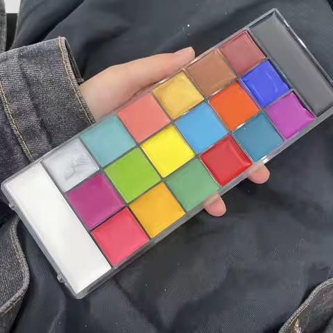 Face & Body Paint Palette - Vibrant,Long-Lasting Colors for Artistic Makeup & Creative for Body Pain