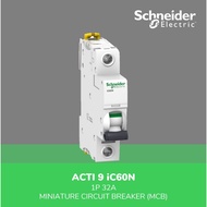 Schneider Electric Acti 9 MCB iC60N - Kurva C - 1P 32A - A9F74132