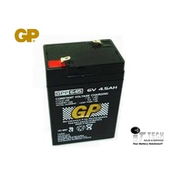 PREMIUM GP FIRSTPOWER BIG POWER Back Up Battery 6V 4.5AH Rechargeable Sealed Lead Acid VRLA Battery