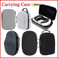 Hard Carry with Lens Cover Waterproof Hardshell Case Shockproof Mesh Pocket for Meta Quest 3 VR Head