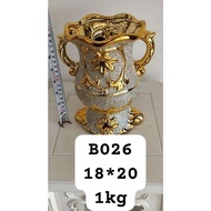 Ceramic Vase gold B06 18*20