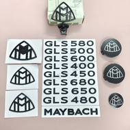 Mercedes-Benz GLS-Class Modified MAYBACH Car Logo Sticker GLS480 GLS600 Letter Logo MAYBACH Car Tail