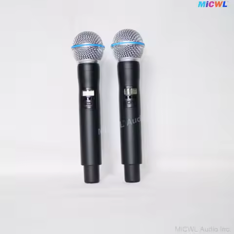 New Axiet AD4D Dual Beta58 Wireless Karaoke Microphone System B58 Handheld Cardioid Stage Live Music