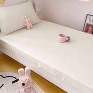 1pc Soft & Comfortable Solid Color Fitted Sheet, 9.84 Inch/25cm Deep Pocket - Low Allergen, Machine 