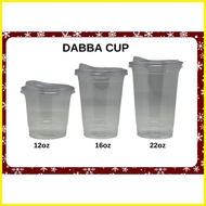 🅼 ┐ ≅ Dabba Cup with Strawless Lid / PP CUP 50pcs