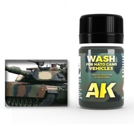 AK Interactive AK075 WASH FOR NATO TANKS
