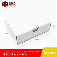 GMG Mailer Box Gift Box Pastry Brownie Box (10 sets)