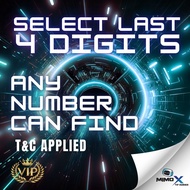 SELECT LAST 4 DIGITS VIP NUMBER ONLY RM0.99 T&C APPLIED