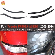 Applicable to Grand Prado Previa PREVIA/ESTIMA ACR50 Mid to Late Stage Carbon Fiber Headlight Eyebro