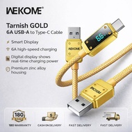 WEKOME WDC-06a | 6a Fast Charging Cable | USB-A To Type-C |Compatible With Android iPh 15,16,17 Mac/