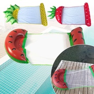 VULNER Beach Summer Floating Bed Chair Water Hammock Bed Foldable Swimming Pool Inflatable Floating Floating Row Fruits Floating Water Hammock