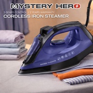 HARGA KILANG CLEARANCE MysteryHero x Swiss Thomas Streka Cordless Iron Steamer with Self Cleaning Ha