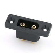 5PCS AMASS Black XT90E-M Battery Plug Gold-Plated Male Connector DIY Connecting Parts for RC Aircraf