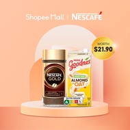 [BRAND BOX] GOODNES Dairy Free Almond &amp; Oat + Nescafe Gold 200g (Worth $21.90)