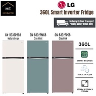 LG 360L Top Freezer Smart Inverter Fridge Refrigerator GN-B332PBGB GN-B332PPGB GN-B332PMGB Peti Seju