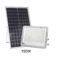 150W SOLAR PANEL SPOTLIGHT WHITE BODY OUTDOOR SOLAR POWERED LIGHT