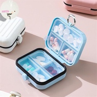 XOITR 7 Grids Mini Portable Pill Box Weekly Medicine Vitamin Storage Organizer Travel Tablets Sealed