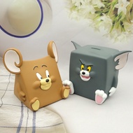 พร้อมส่งจากไทย กระปุกออมสินทอมแอนด์เจอร์รี่ Tom&Jerry 15 cm ได้ 2 ตัว กระปุกออมสินยักษ์ น่ารักมากจ้า