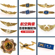 【Ship within 24 hours✈】Captain, pilot badge, aviation badge, Hainan Airlines, China Southern Airlines, Air China badge☞Essential collectibles