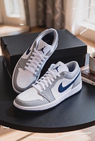 Air Jordan 1 Low 灰藍色 男裝波鞋     nike   shoes   size   36-45   Every size is available