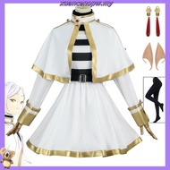 HOLOUN Frieren at the Funeral Manga Anime Frieren Cosplay Costume Dress Uniform Halloween