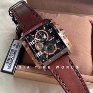 *Ready Stock*ORIGINAL Expedition E6757MCLGRBA Brown Genuine Leather Water Resistant Chronograph Men’
