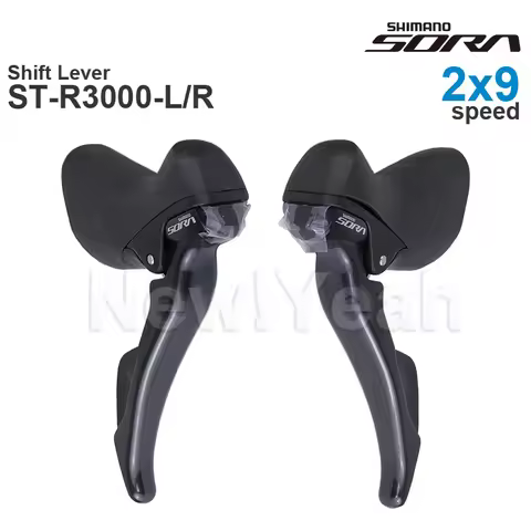 SHIMANO SORA R3000 2x9v - DUAL CONTROL LEVER ST-R3000 Groupset Left and Right- NEW SUPER SLR - 2x9-s