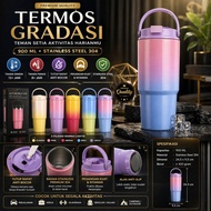 890ml Stainless Macaroon Tumbler with Charming Gradient Color