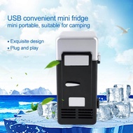 【Clearance】【ห้ามพลาด】[ราคาถูกสุด]【Gold Certified】LED Mini USB Refrigerator Mini USB Fridge Drinks Beverage Cans Refrigerator and Heater