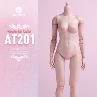 Worldbox AT201/AT202/AT203/AT206/AT210 1/6 Female Body Model Version Muscle Version White Skin Light