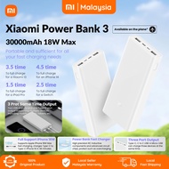 Xiaomi Mi Power Bank 3 USB A Type C Fast Charge 18W PD2.0 3.0 Quick Charging USB-C Powerbank Lithium