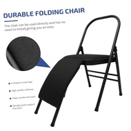 New discount🔥Innolife Yoga Auxiliary Chair with Lumbar Back Support for Iyengar Foldable Balance Tra