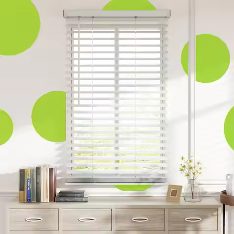 Window Blinds, 2 Cordless Blinds for Indoor Windows, 30 W X 64 H Room Darkening Blinds, Horizontal B