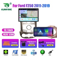 13.1 inch Car Radio For Ford F250 2011 2012-2019 Car DVD GPS Navigation Stereo Carplay 2 Din Central